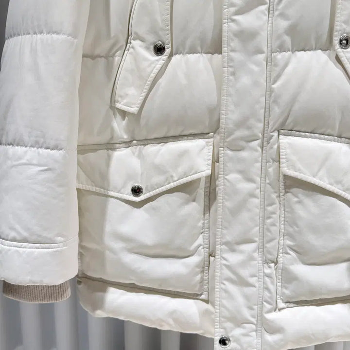 [BUNJANG] Brunello Cucinelli Taffeta Corduroy Hooded Down Jacket / ( S+ / L ) 브루넬로쿠치넬리 타프타 코듀로이 후드패딩