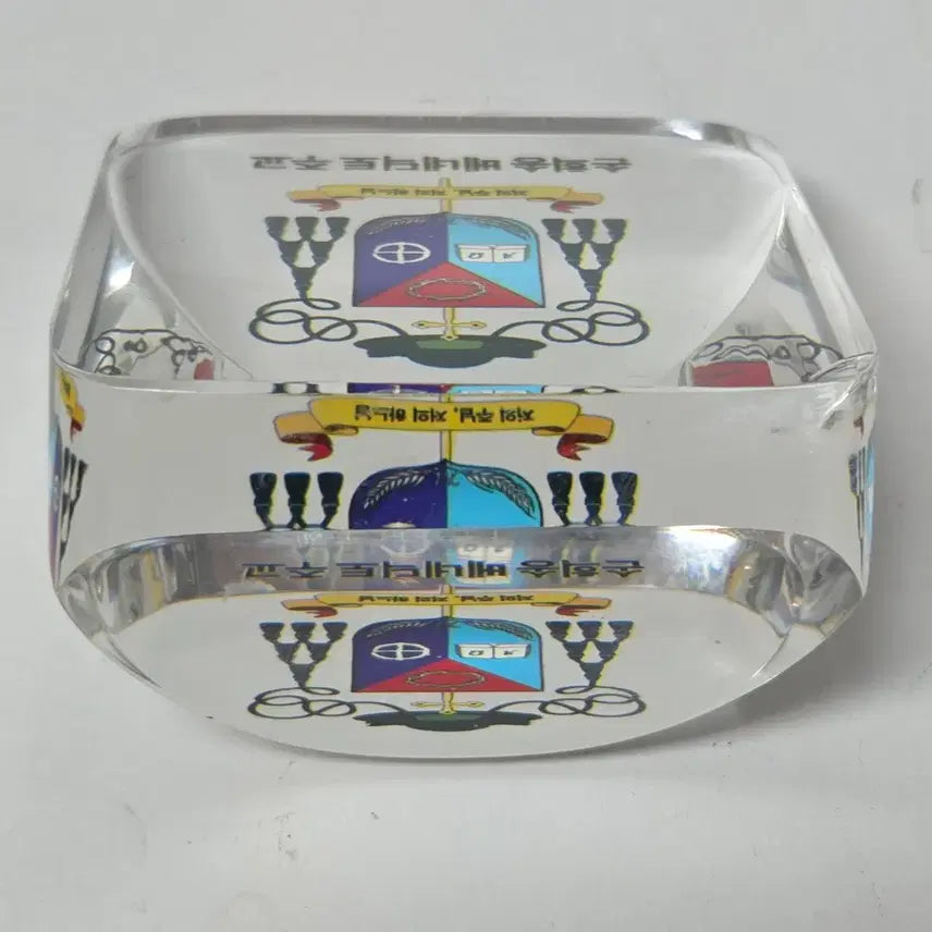 [BUNJANG] Catholic Bishop Crystal Paperweight / 가톨릭 크리스탈 문진 무거움 주교 천주교 문진 성물