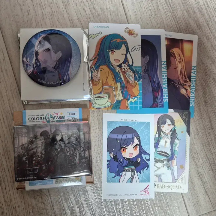 [BUNJANG] Project SEKAI Shiraisi An Novel Art Can Badge Paper Set / 프세카 프로세카 시라이시 안 노블아트 캔뱃지 지류 양도