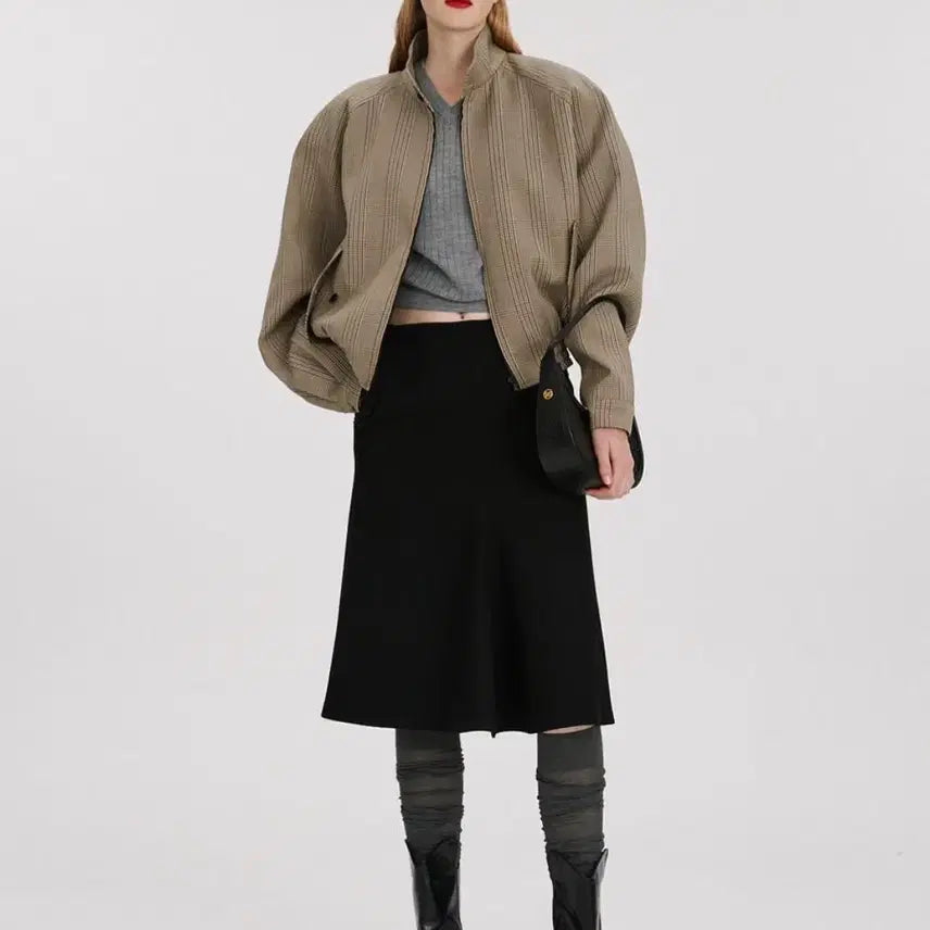 [BUNJANG] RECTO Glen Check Harrington Jacket / RECTO 렉토 글렌체크 헤링턴 자켓