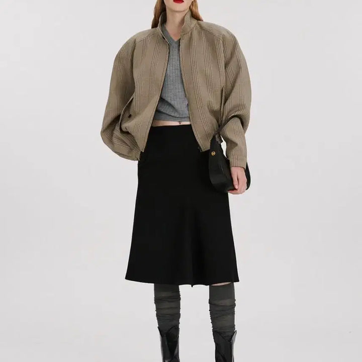 [BUNJANG] RECTO Glen Check Harrington Jacket / RECTO 렉토 글렌체크 헤링턴 자켓