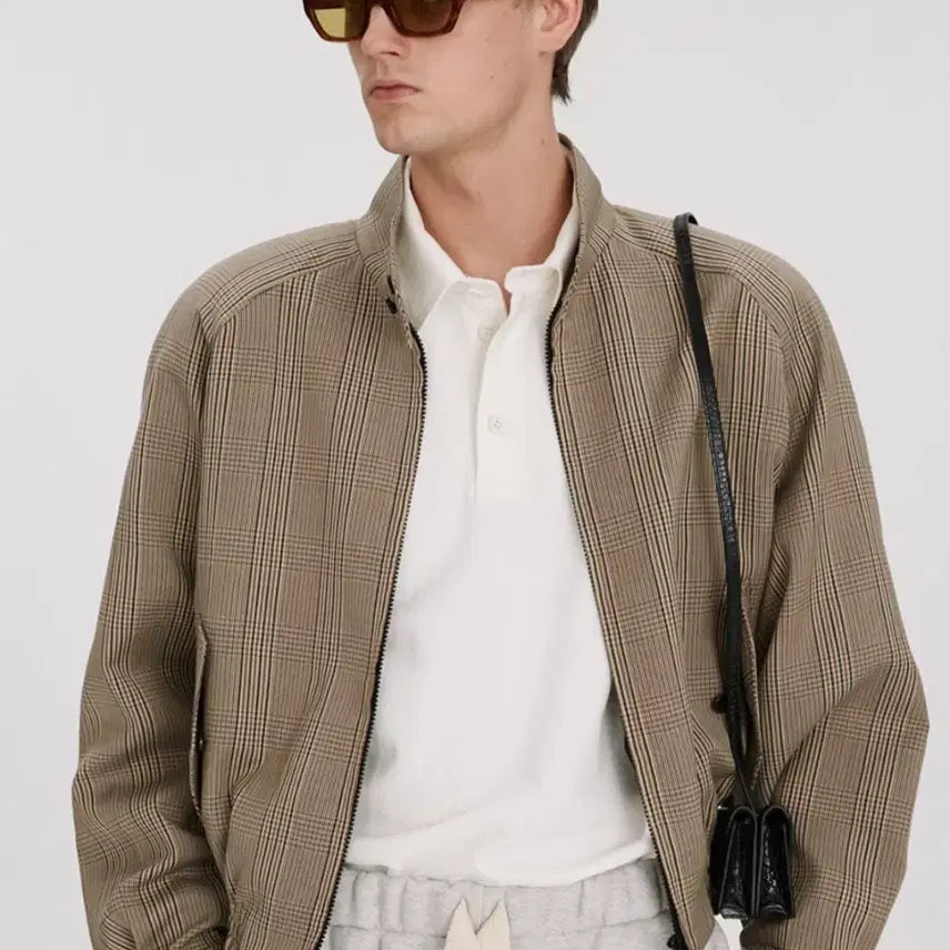 [BUNJANG] RECTO Glen Check Harrington Jacket / RECTO 렉토 글렌체크 헤링턴 자켓