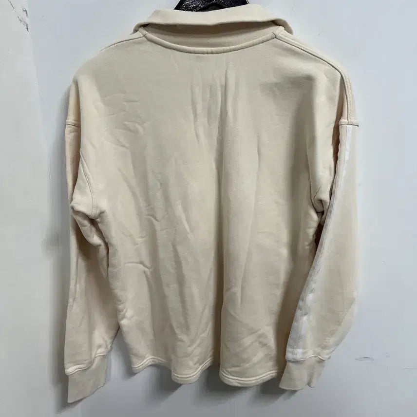 [BUNJANG] Adidas Half-Zip Up Sweatshirt / [만원 아라비아빈티지]아디다스 삼선 하프집업 아이보리 90