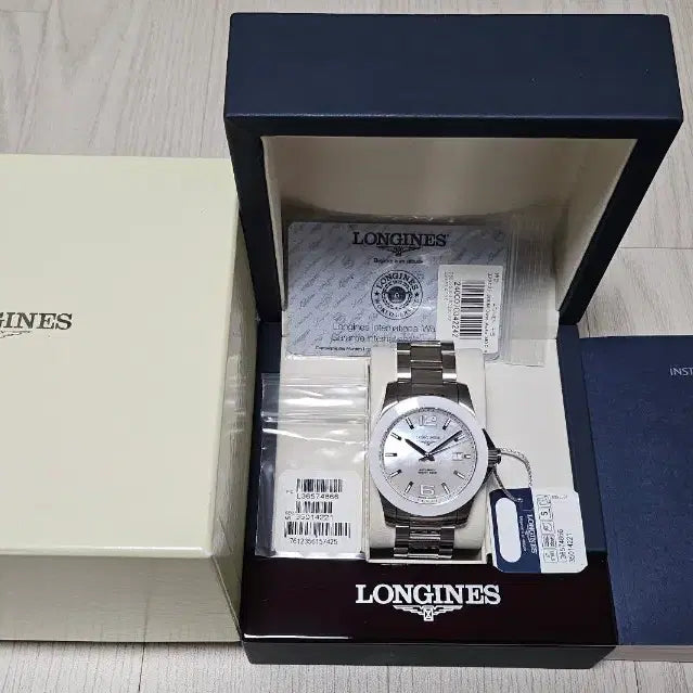 [BUNJANG] Longines Conquest 41 MOP Ceramic Automatic Watch / [초희귀/미사용전시품/풀박스] 론진 콘퀘스트 41 자개-세라믹 오토매틱