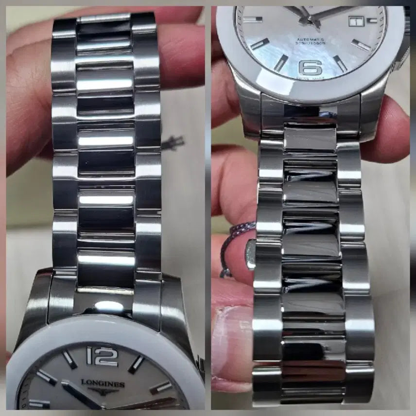 [BUNJANG] Longines Conquest 41 MOP Ceramic Automatic Watch / [초희귀/미사용전시품/풀박스] 론진 콘퀘스트 41 자개-세라믹 오토매틱