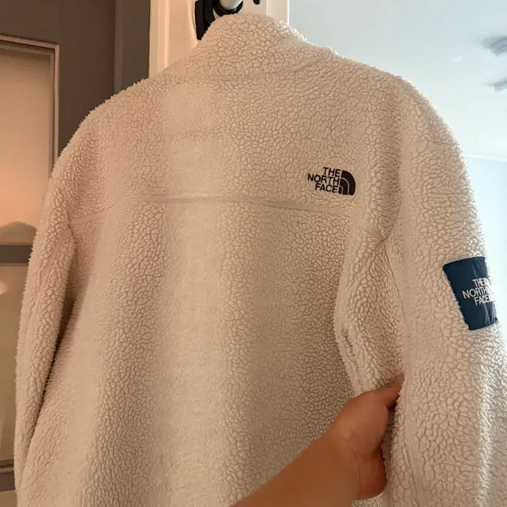 [BUNJANG] The North Face Fleece Ivory Jacket / 노스페이스 뽀글이 플리스 아이보리
