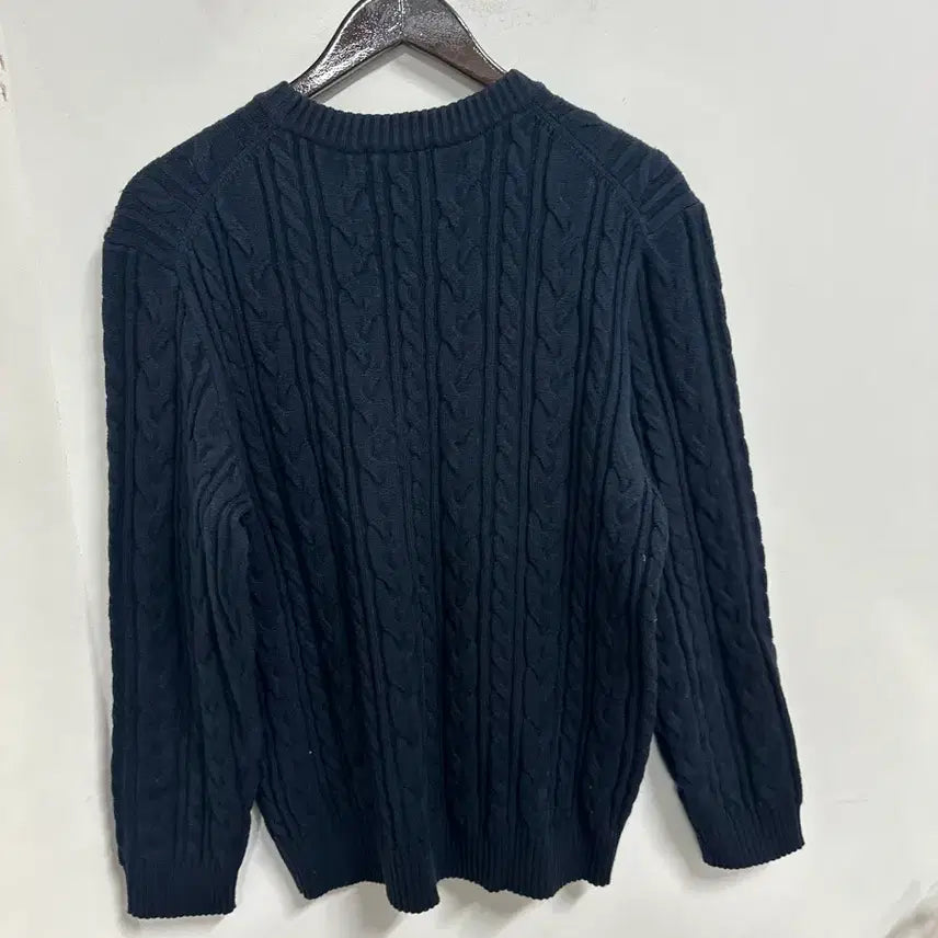 [BUNJANG] Guess Black Cable Knit Sweater / [만원 아라비아빈티지]게스 블랙 케이블 니트 100