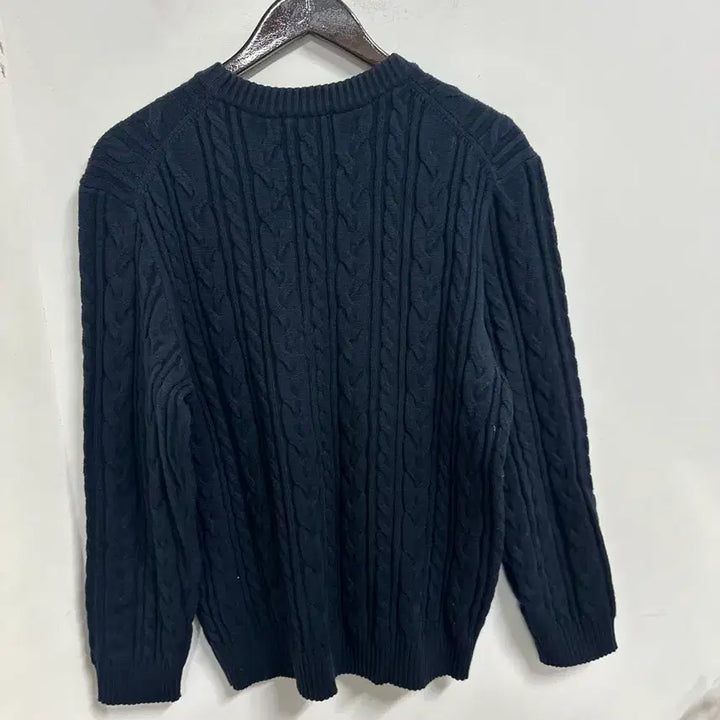 [BUNJANG] Guess Black Cable Knit Sweater / [만원 아라비아빈티지]게스 블랙 케이블 니트 100