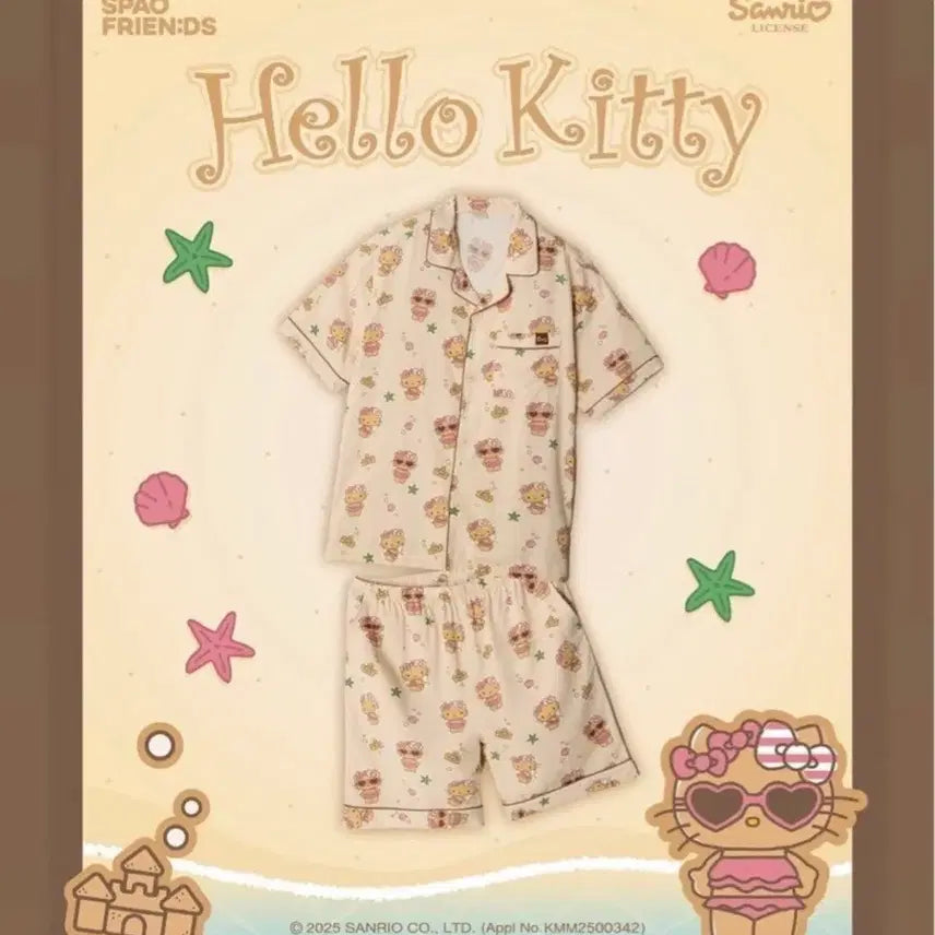 [BUNJANG] Spao Hello Kitty Pajama Set (M Size) / (M사이즈) 미개봉 스파오 헬로키티 콜라보 파자마 잠옷