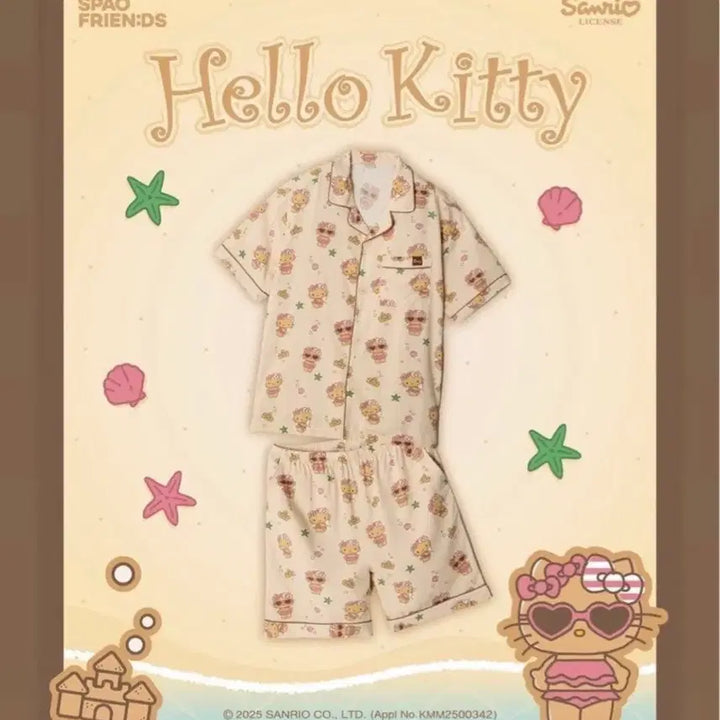 [BUNJANG] Spao Hello Kitty Pajama Set (M Size) / (M사이즈) 미개봉 스파오 헬로키티 콜라보 파자마 잠옷