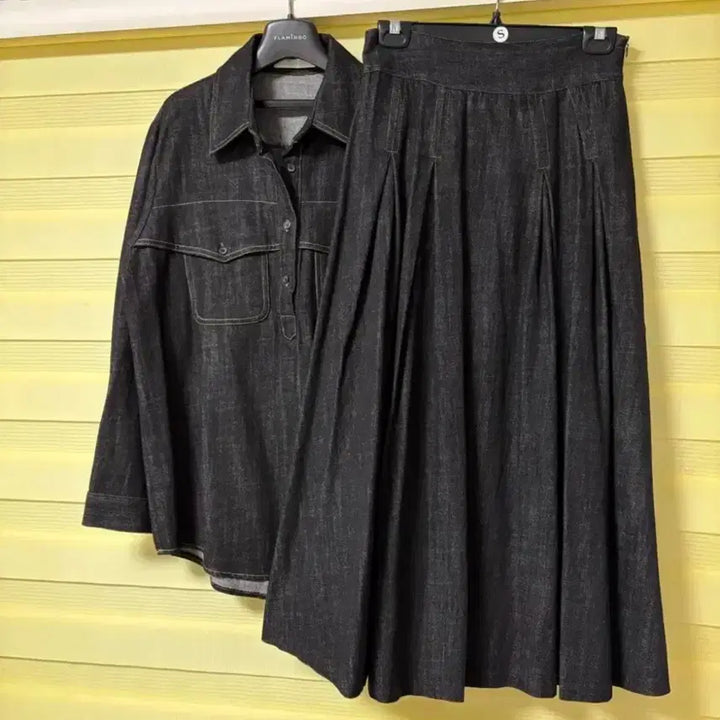 [BUNJANG] Luxury Denim Two-Piece Set / 럭셜 데님투피스 셋업세트