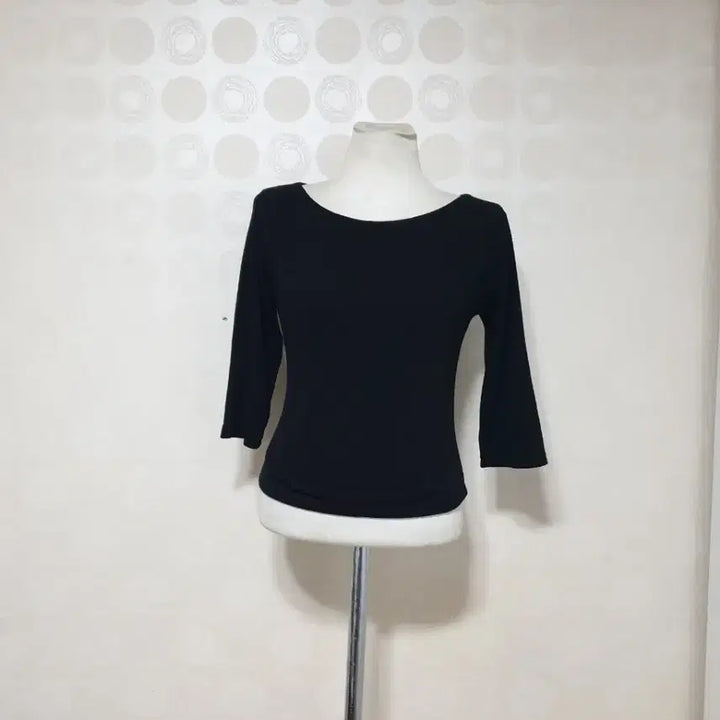 [BUNJANG] Black Tee 55 Crop Top / 블랙티55/블랙티셔츠55/크롭티55/7부티55