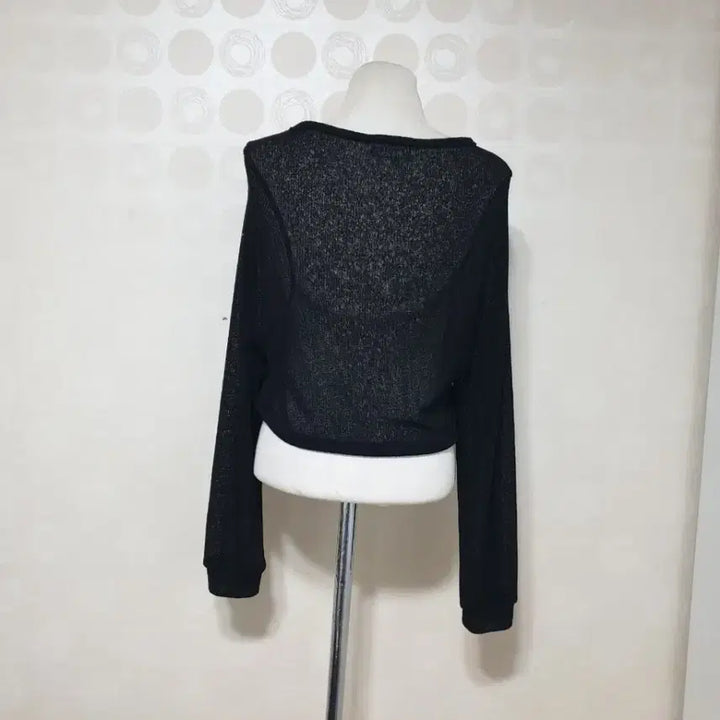 [BUNJANG] Black Cropped Thin Cardigan / 블랙가디건55/크롭가디건55/얇은가디건55