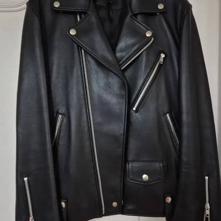 [BUNJANG] LOFI Leather Rider Jacket - L / LOFI 로파이  가죽 라이더 자켓 L