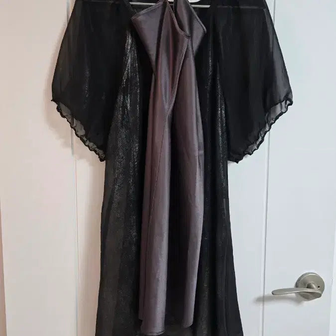 [SOLD OUT] 아나카프리 검정색 쉬폰 원피스