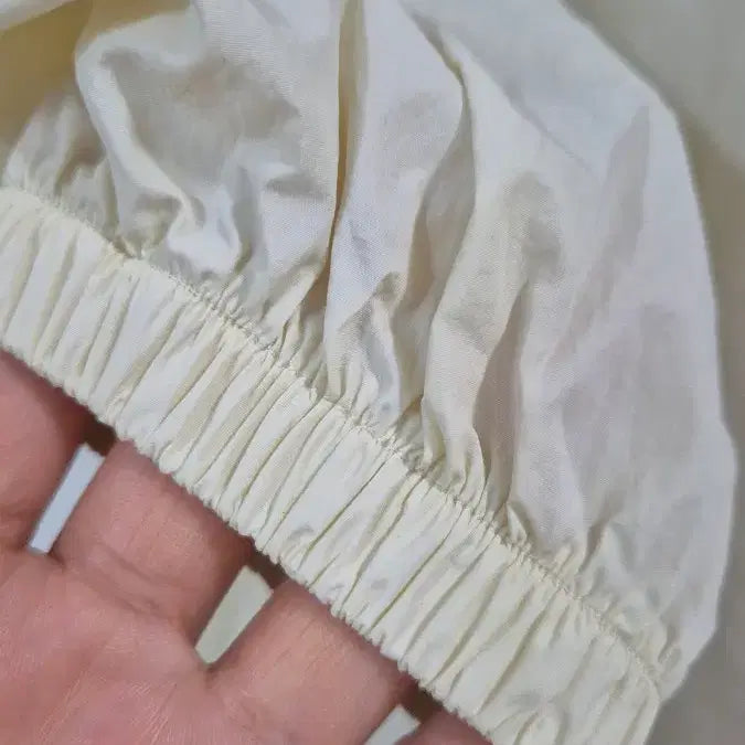 [BUNJANG] Long Windbreaker Ivory (New) / 롱 바람막이 아이보리 (새상품)