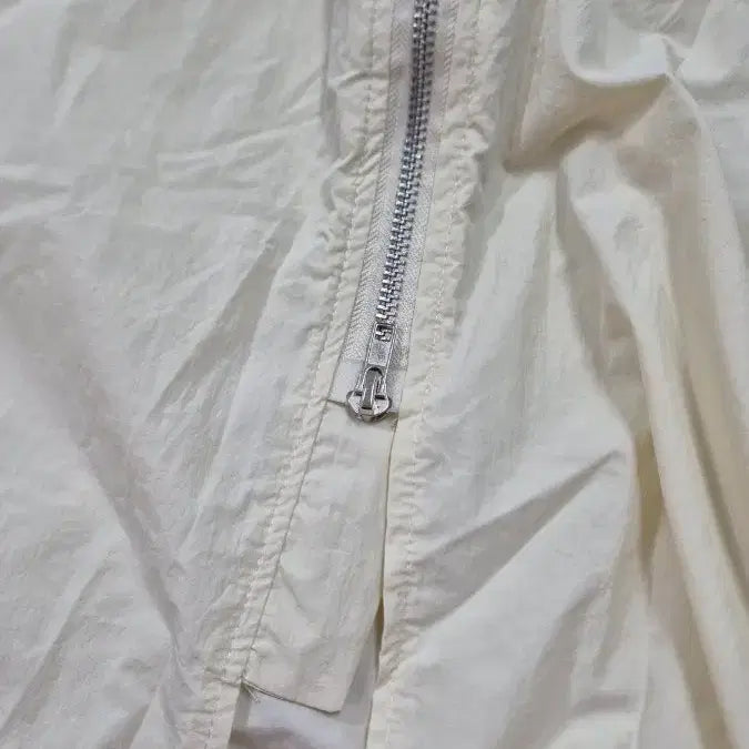 [BUNJANG] Long Windbreaker Ivory (New) / 롱 바람막이 아이보리 (새상품)