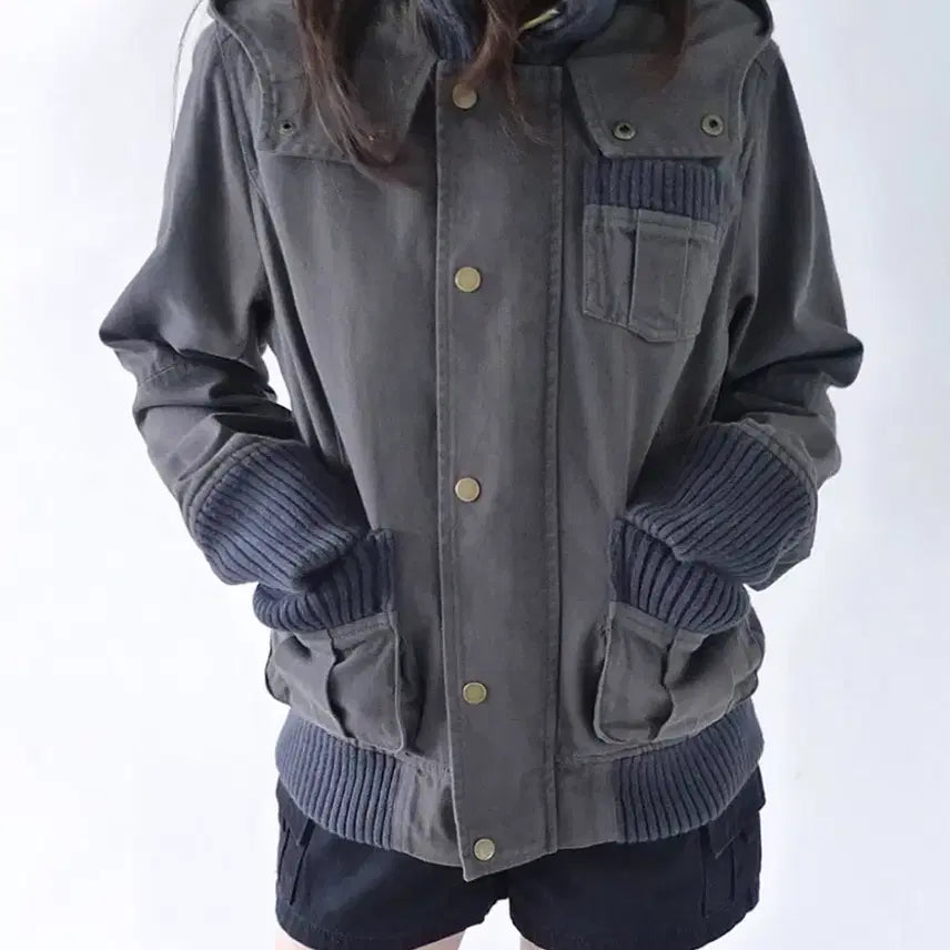 [BUNJANG] HBDH Utility Highneck Jacket / 히피디피 utility highneck jacket