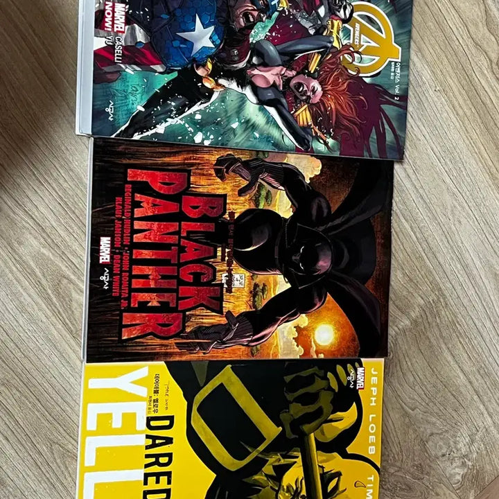 [BUNJANG] Marvel Graphic Novel Bundle Set / 일괄.마블 그래픽노블 데어데블,블랙팬서,어벤저스