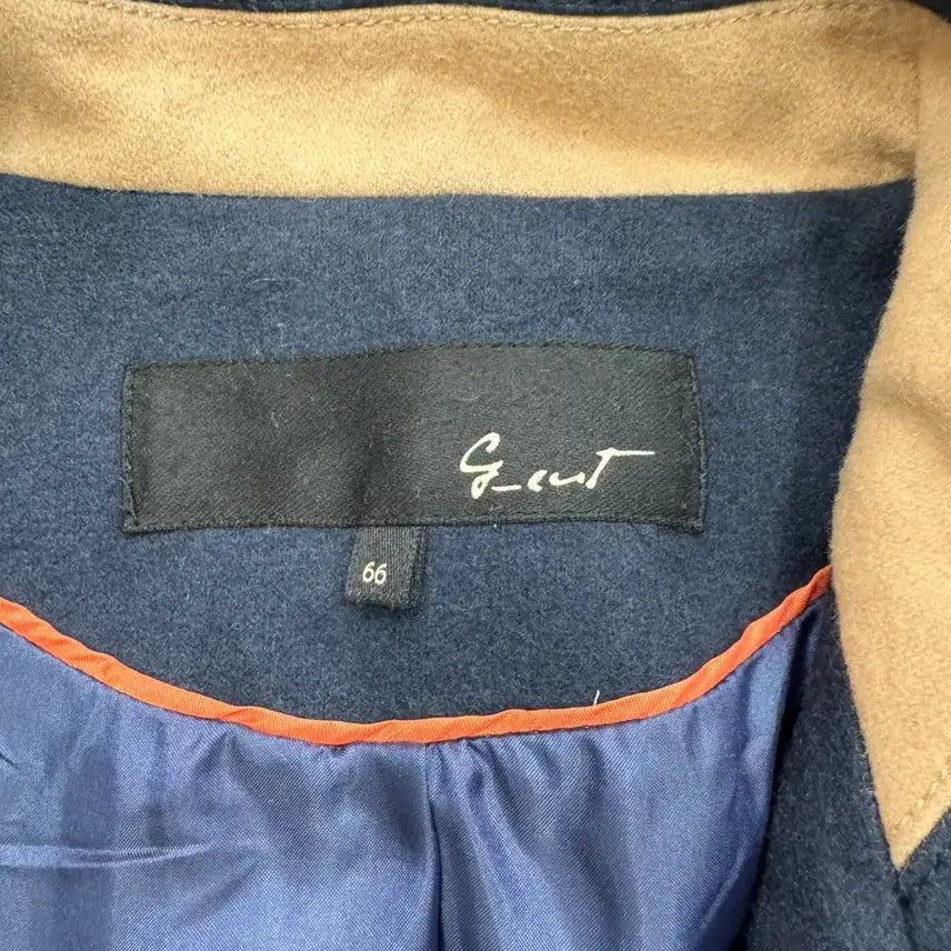 [BUNJANG] G-Cut High-Neck Color Block Coat / 지컷 울 배색 하이넥 코트 66 / 고급스러운 세미오피스룩