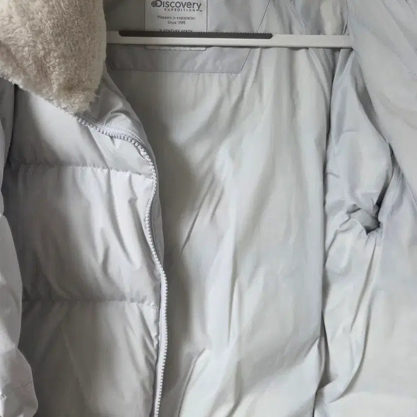 [BUNJANG] Discovery Olive RDS Short Padded Jacket / 디스커버리 올리브 RDS 숏패딩 그레이 90