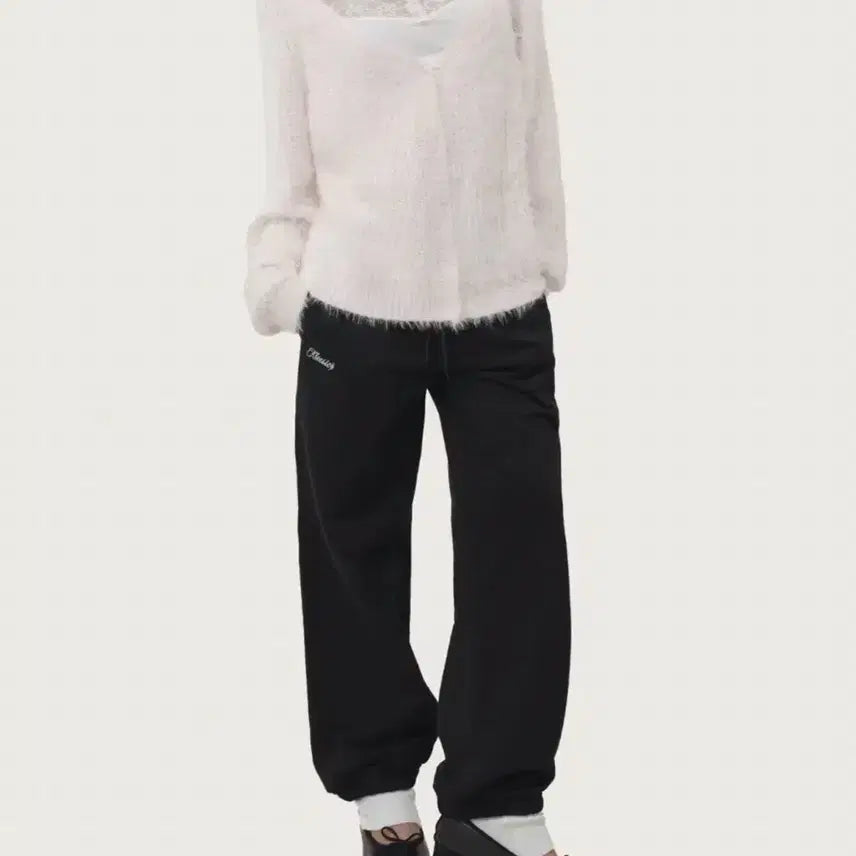 [BUNJANG] Clicheria Basic Logo Jogger Pants / 클리시어 Basic logo string jogger pants