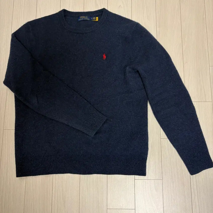 [BUNJANG] Polo Navy Knit Sweater / 폴로 네이비 니트