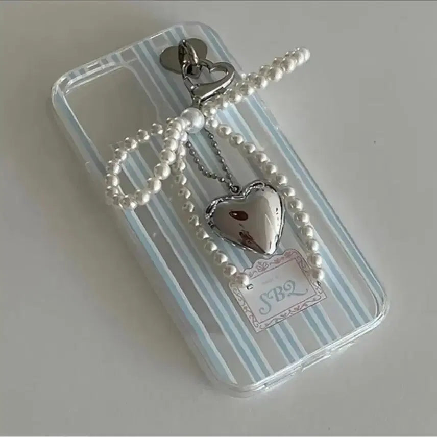 [BUNJANG] Heart Pendant Keychain / 키링(새상품)