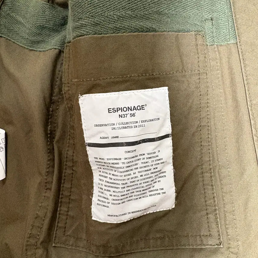 [BUNJANG] Espionage Work Jacket / 에스피오나지 워크 자켓