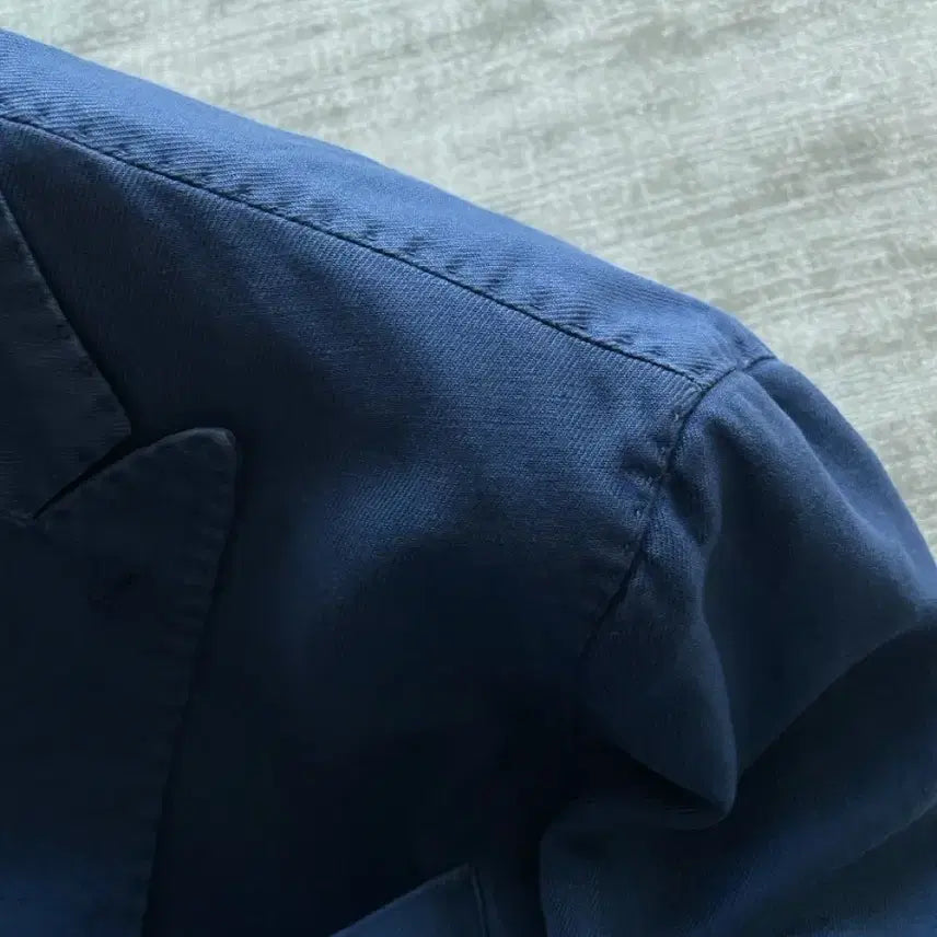 [BUNJANG] Rubiam Double Jacket with Handkerchief / 루비암 명작 가먼트다이드 더블 자켓 italy made 행거치프 포함