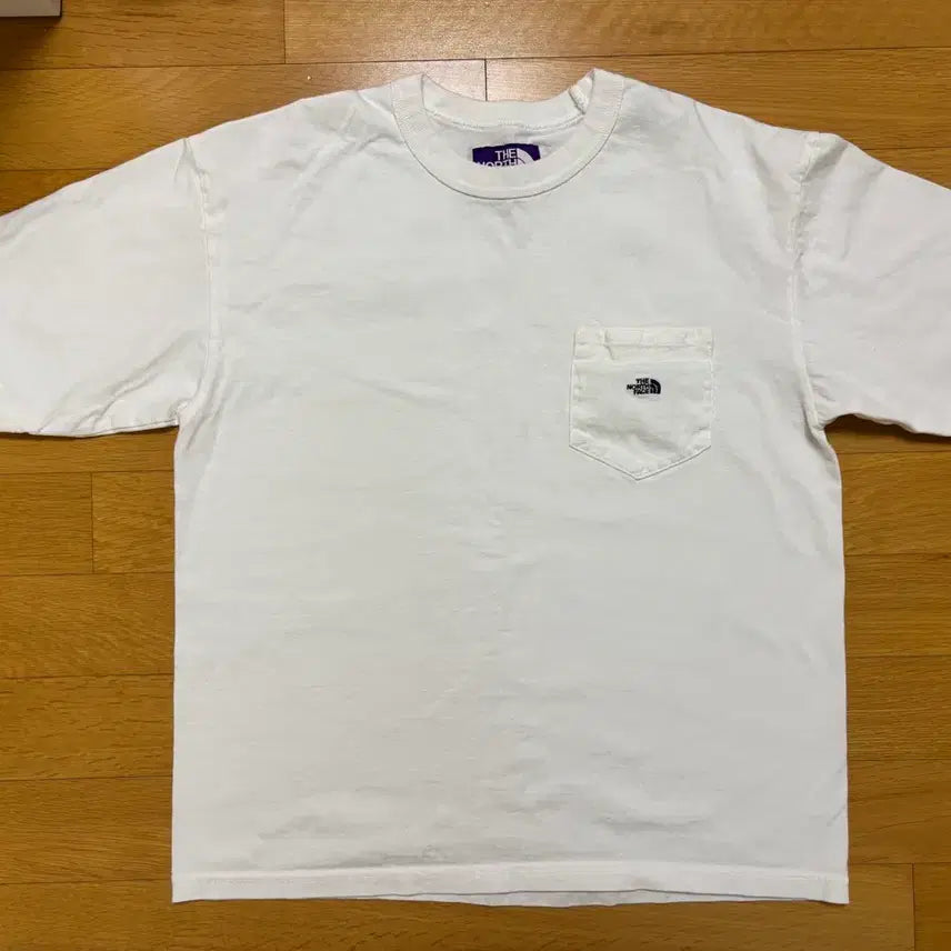 [BUNJANG] The North Face Purple Label Pocket T-shirt White / 노스페이스 퍼플라벨 포켓 반팔 티셔츠 화이트