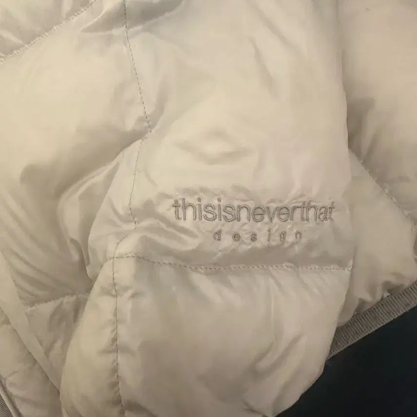 [BUNJANG] thisisneverthat Pertex Light Down Jacket Stone L / 디스이즈네버댓 퍼텍스 라이트 다운 25FW 스톤 L