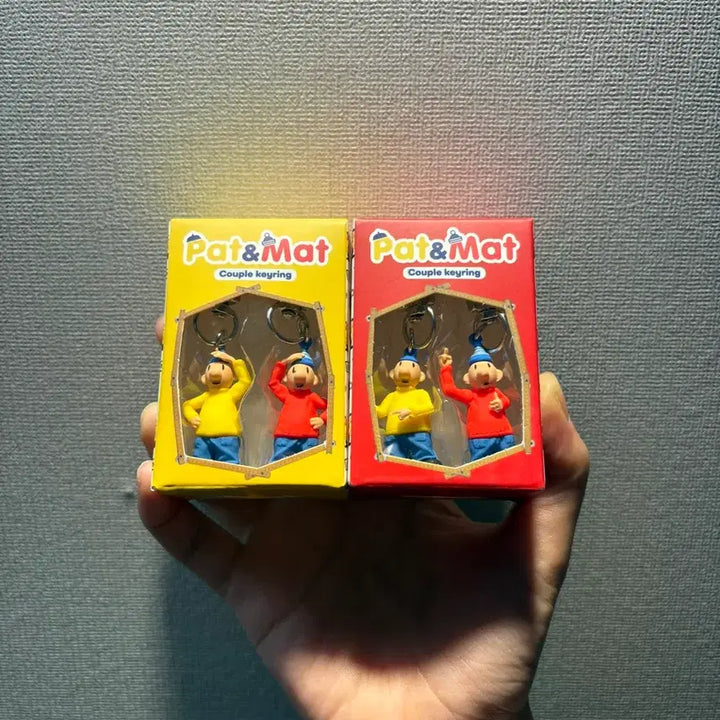 [BUNJANG] Pat & Mat Couple Keyring Bundle Set / 패트와 매트 커플 키링 일괄