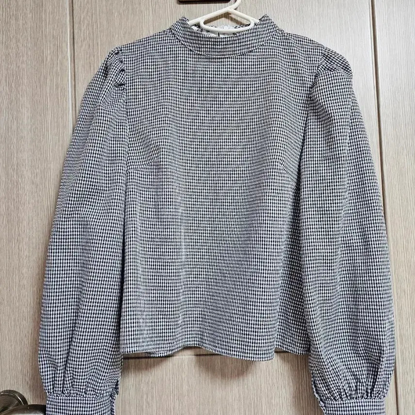[BUNJANG] Lovely Check Blouse / 예쁜 체크 러블리 블라우스 저렴하게