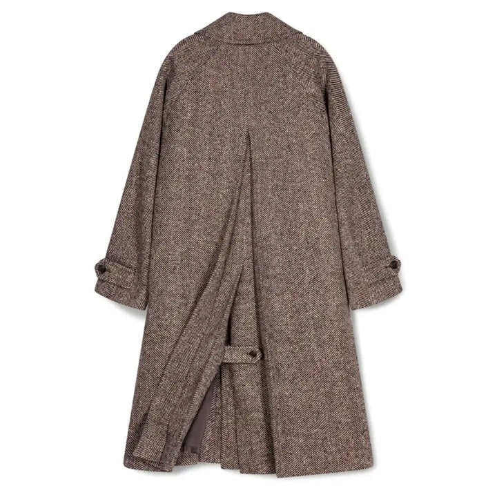 [BUNJANG] Muddlab x PINEZZA Donegal Double Coat / 멋랩xPINEZZA 래글런 도네갈 더블 코트 M