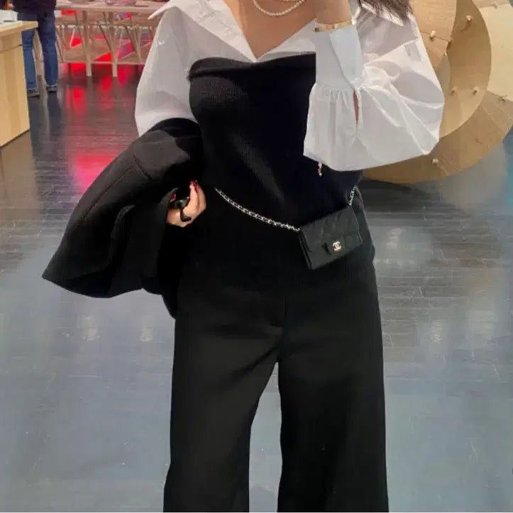 [BUNJANG] Limine Layered Blouse / 리미네 레이어드 블라우스