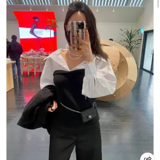 [BUNJANG] Limine Layered Blouse / 리미네 레이어드 블라우스