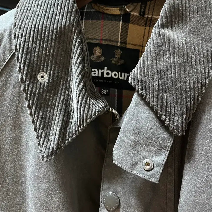 [BUNJANG] Barbour Transport Gray Jacket / 바버 트랜스포트 그레이 38사이즈