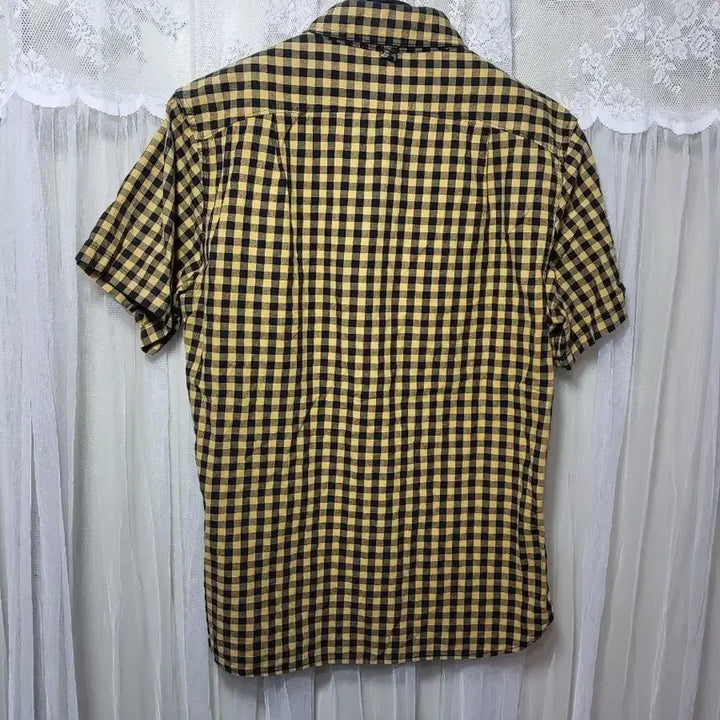 [BUNJANG] Covernat Checkered Short Sleeve Shirt / 커버낫(Covernat)체크 반팔 셔츠