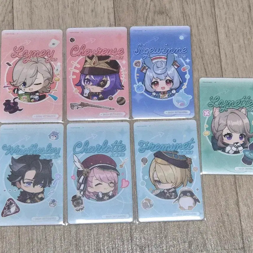 [BUNJANG] Genshin Impact SD Photocard Bundle / 일괄) 원신 박맛젤 박카스 젤리 sd포카 카드 라이오슬리 리니 시그윈