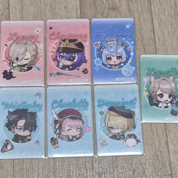 [BUNJANG] Genshin Impact SD Photocard Bundle / 일괄) 원신 박맛젤 박카스 젤리 sd포카 카드 라이오슬리 리니 시그윈