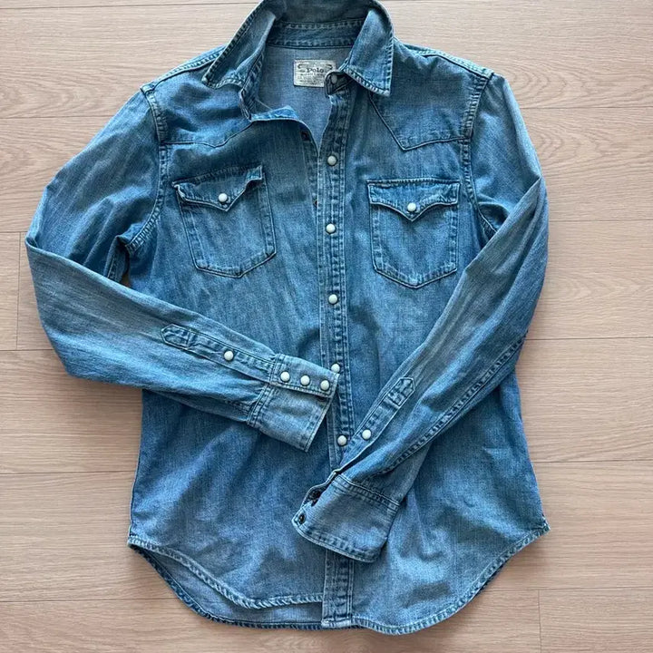 [BUNJANG] Polo Ralph Lauren Denim Western Shirt M / 폴로 랄프로렌 데님 웨스턴 셔츠 M