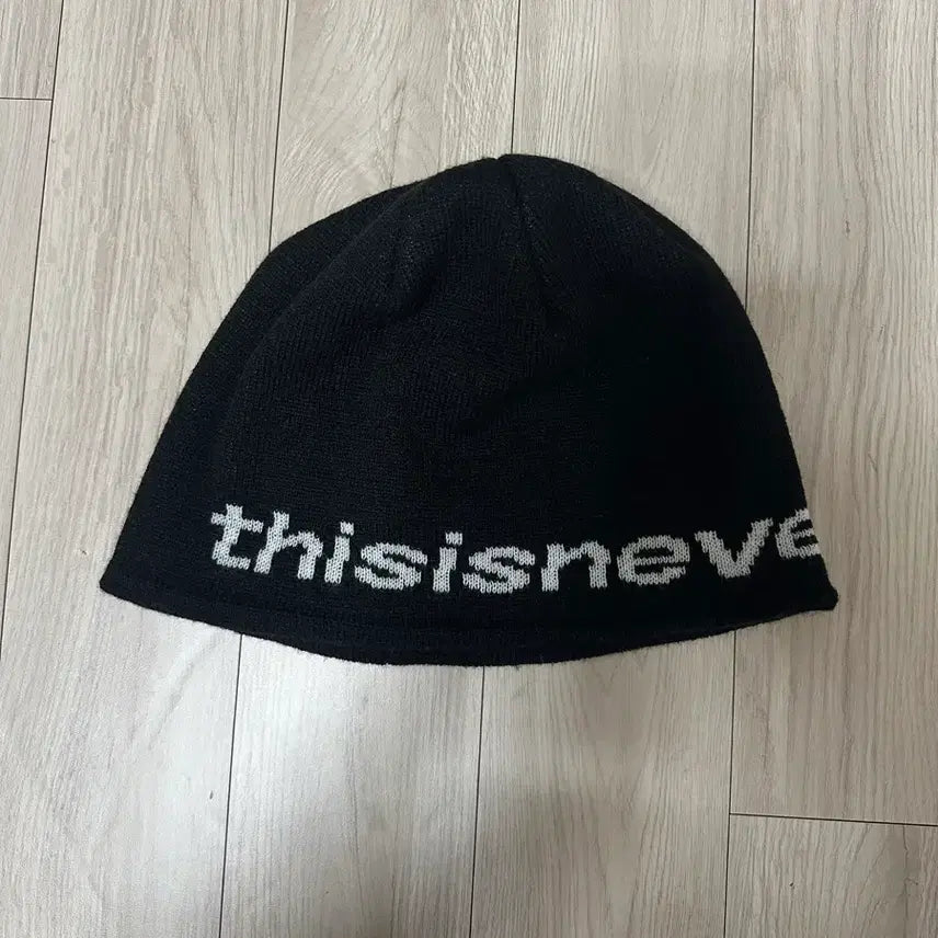 [BUNJANG] thisisneverthat Black Beanie / 디스이즈네버댓 비니