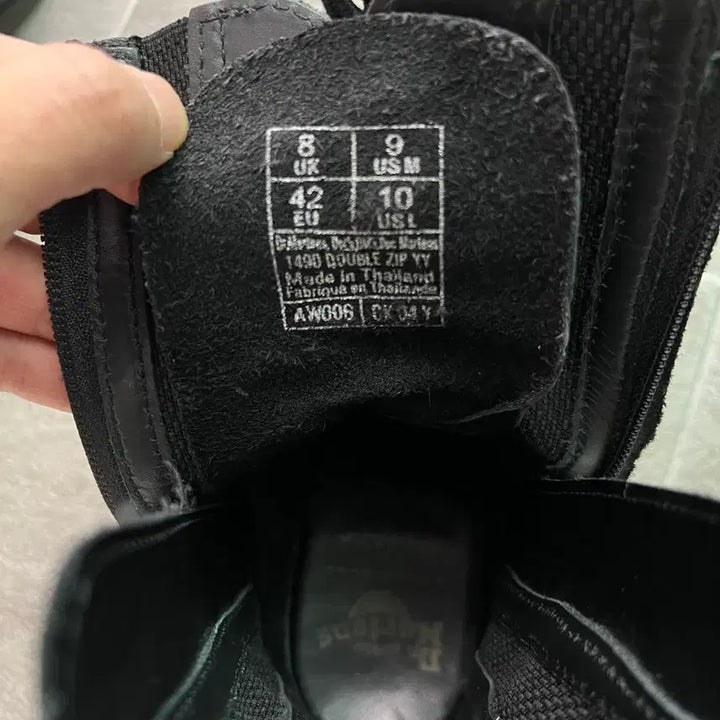 [BUNJANG] Yohji Yamamoto x Dr. Martens Leather Boots / 요지야마모토 X 닥터마틴 부츠 1490 Double zip