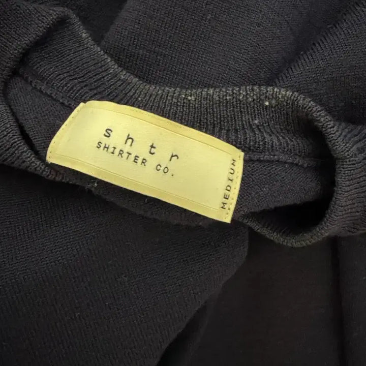 [BUNJANG] Sutter Wool Knit Navy Sweater / 셔터 울 니트 네이비