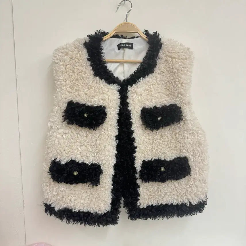[BUNJANG] Dore Dore Fleece Vest / (여성) 도레도레 양털 조끼 44-55