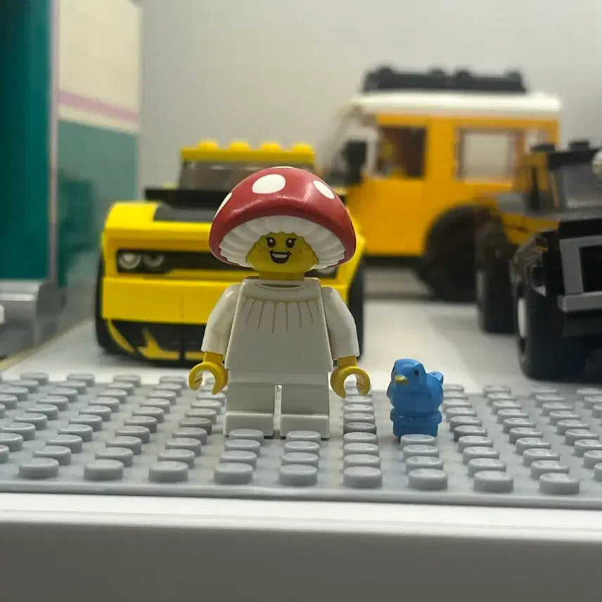 [BUNJANG] Lego Mushroom Girl Minifigure / 레고 버섯소녀 미니피규어 소품포함