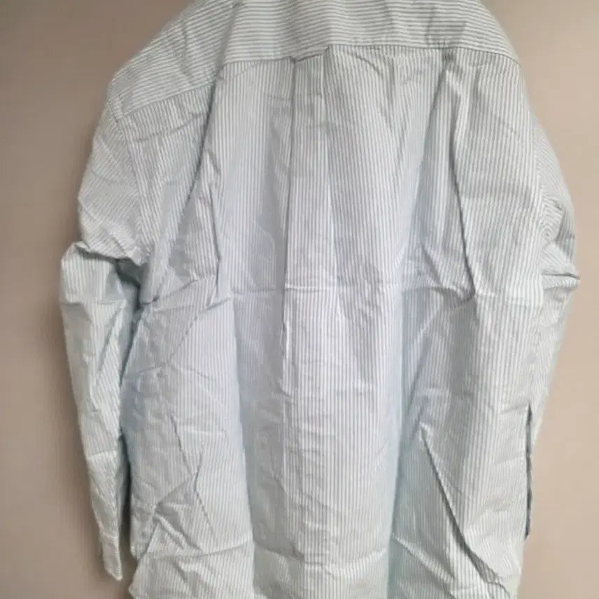 [BUNJANG] Uniqlo Oxford Stripe Shirt Green 3XL / 유니클로 옥스포드 스트라이프 셔츠 그린 3XL