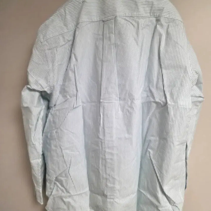 [BUNJANG] Uniqlo Oxford Stripe Shirt Green 3XL / 유니클로 옥스포드 스트라이프 셔츠 그린 3XL