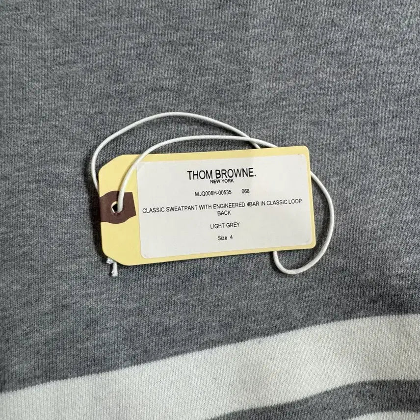 [BUNJANG] Thom Browne Diagonal Training Pants Gray / (정품 사이즈4) 톰브라운 사선 트레이닝 팬츠 그레이 MJQ008H